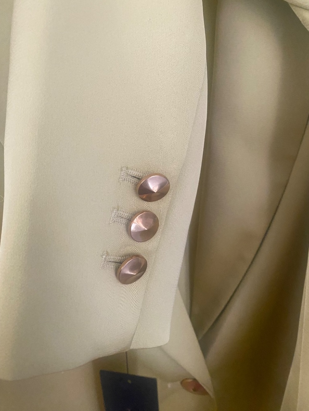 Donna Karan New York Womens Satin One-Button Jacket - Picture 8 of 8